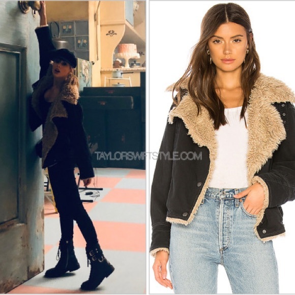 FREE PEOPLE OWEN FAUX FUR SHERPA JACKET - Picture 6 of 9